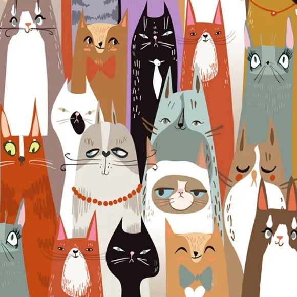 Reserved Absolutely adorable kitty apron - Picture 2 of 3